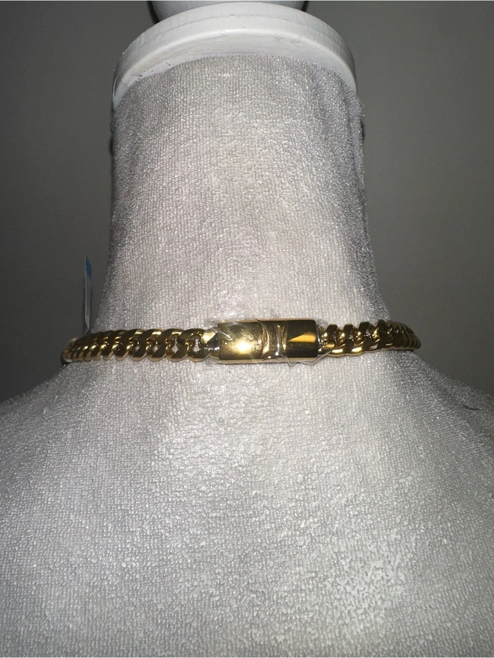 NWT Shaq Stainless Steel Gold Tone Chain